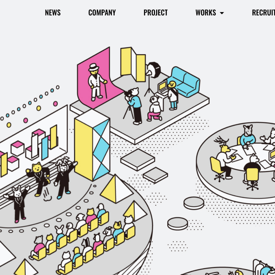 コーポーレートサイト・リクルートサイト etc.